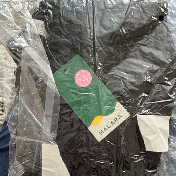 Halara Women’s L High Waisted Buckle Split 2-in-1 Maxi Skirt Black NWT - Picture 8 of 8